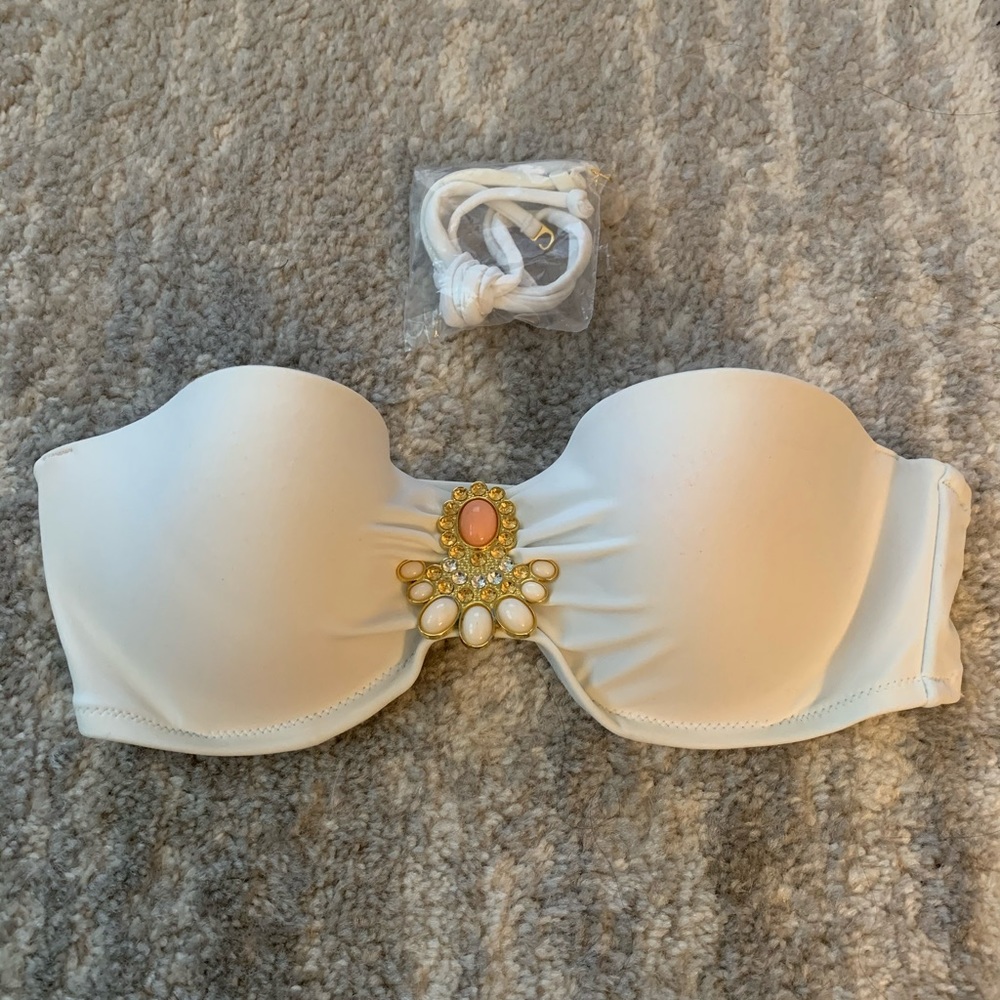 Victoria’s Secret bandeau swim top SZ 34C